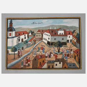 Stammbuchbildchen Ammerbach bei Jena