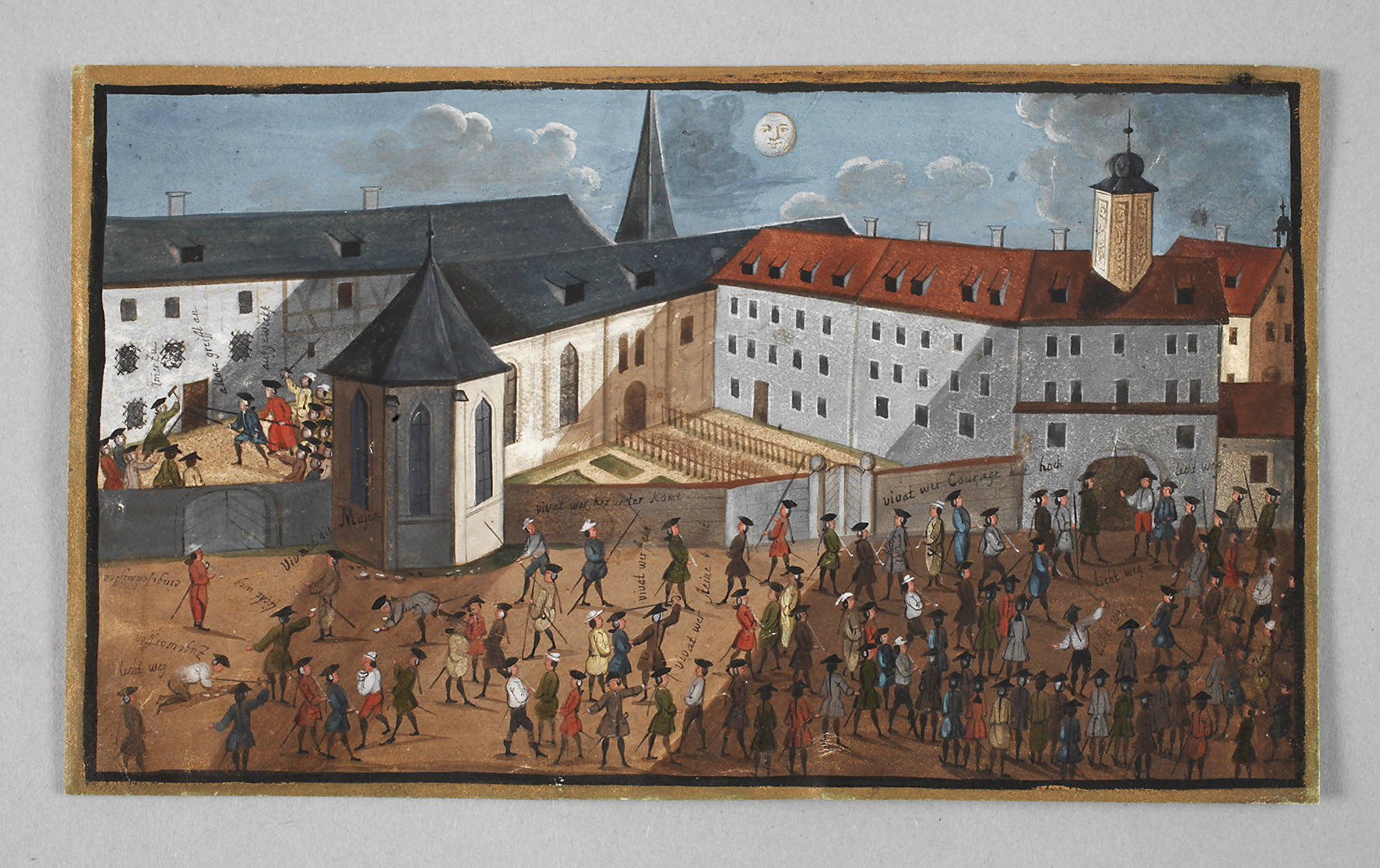 Stammbuchbildchen Collegium Jenense