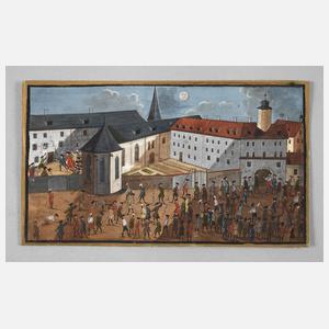 Stammbuchbildchen Collegium Jenense