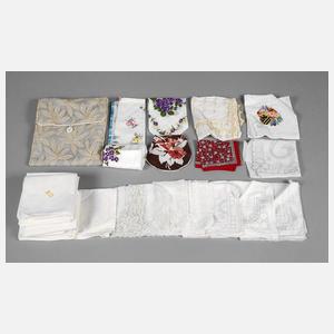 Konvolut Taschentücher