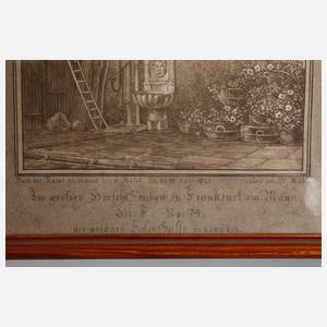 Prof. Karl Josef Rabe, Hof im Goethehaus Frankfurt