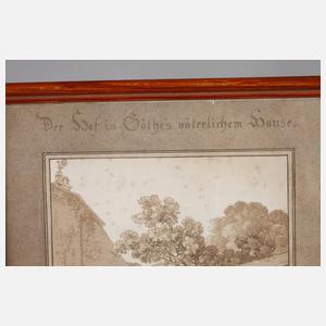 Prof. Karl Josef Rabe, Hof im Goethehaus Frankfurt