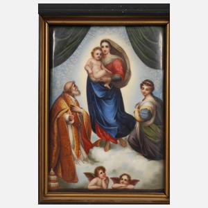 Bildplatte Sixtinische Madonna