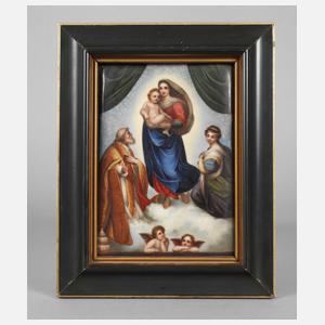Bildplatte Sixtinische Madonna