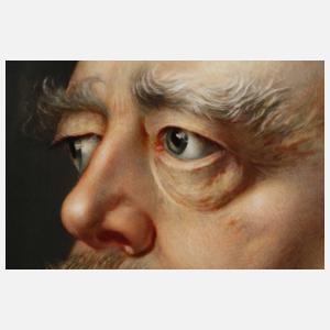 KPM Berlin übergroße Bildplatte Bismarck