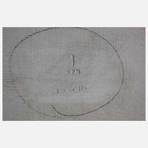 KPM Berlin übergroße Bildplatte Bismarck