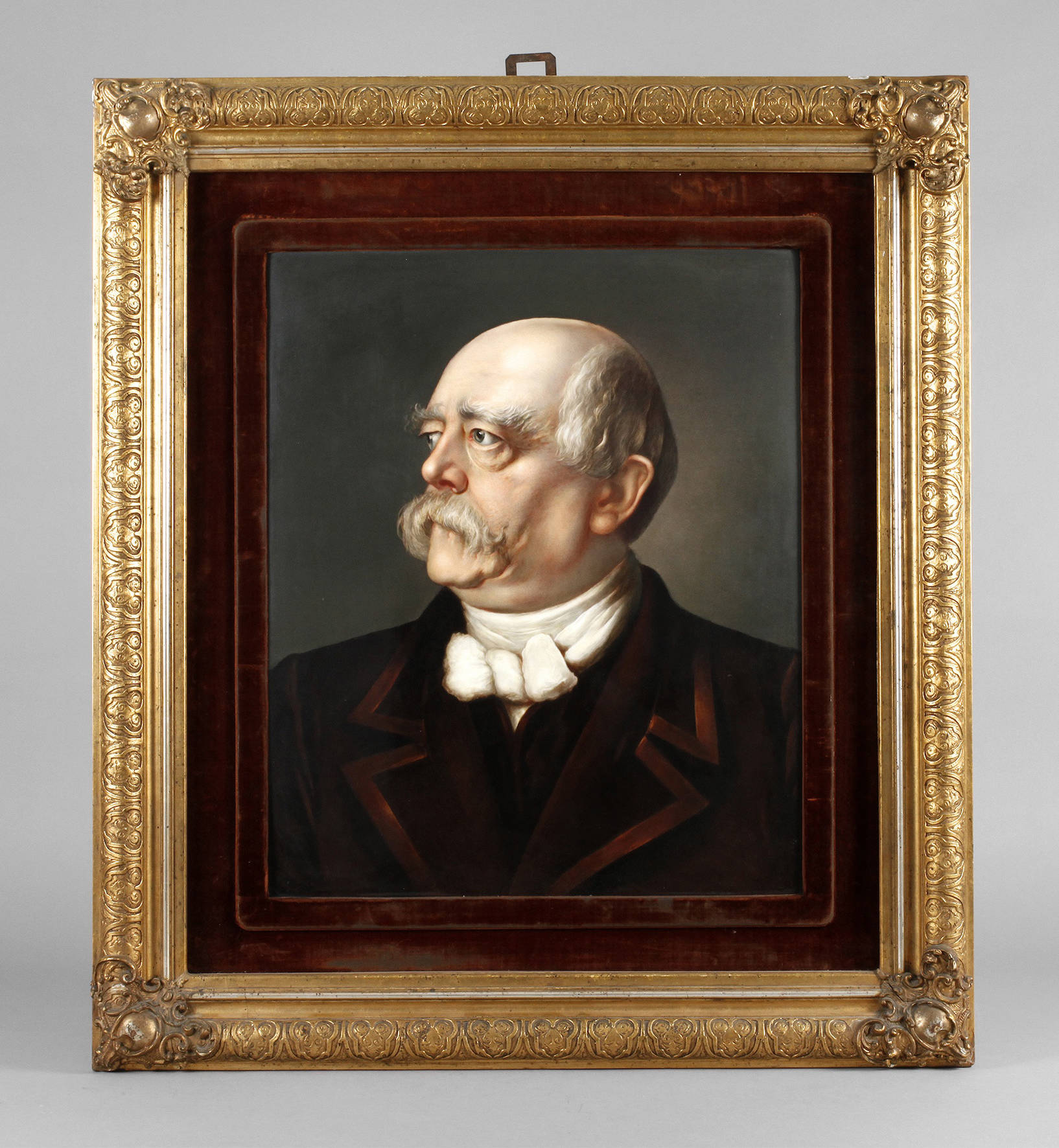 KPM Berlin übergroße Bildplatte Bismarck