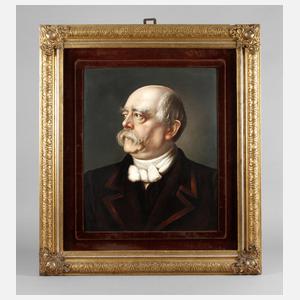 KPM Berlin übergroße Bildplatte Bismarck