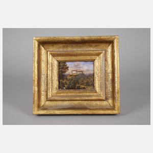 Porzellanbildplatte ”Die Wartburg”