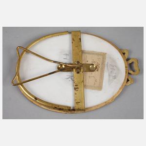 Porzellanbildplatte Jugendstil