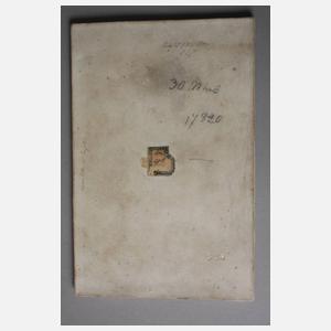 Porzellanbildplatte Kreuzigung des Jesus