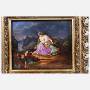 Porzellanbildplatte Loreley