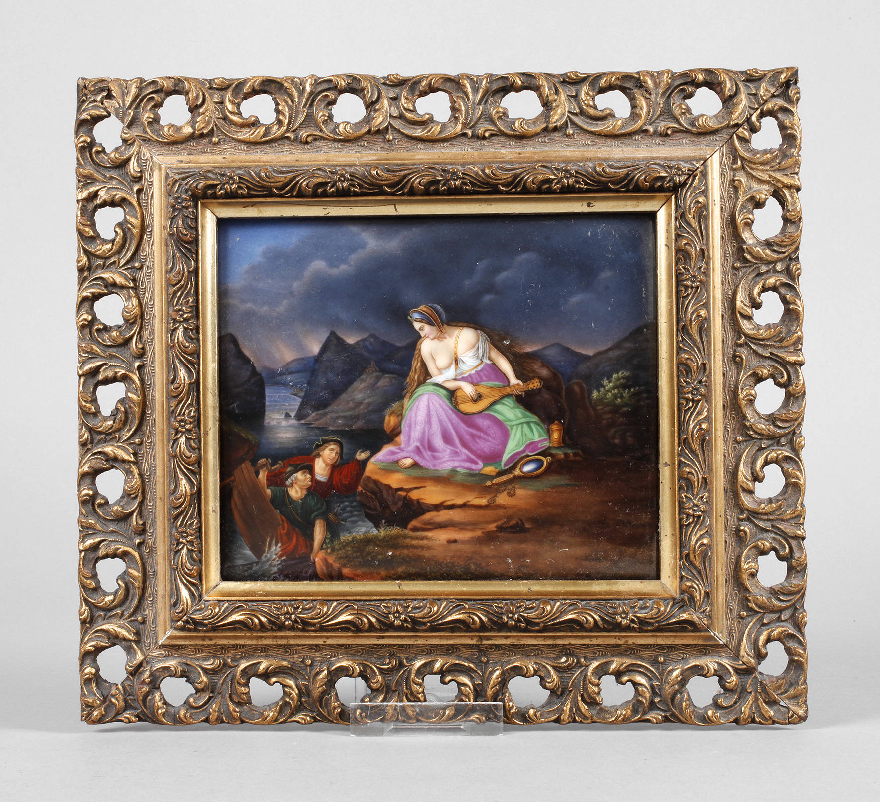 Porzellanbildplatte Loreley