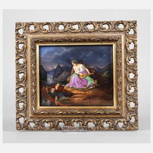 Porzellanbildplatte Loreley