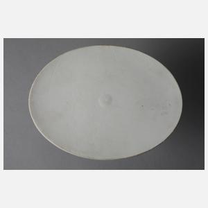 Porzellanbildplatte Modedame