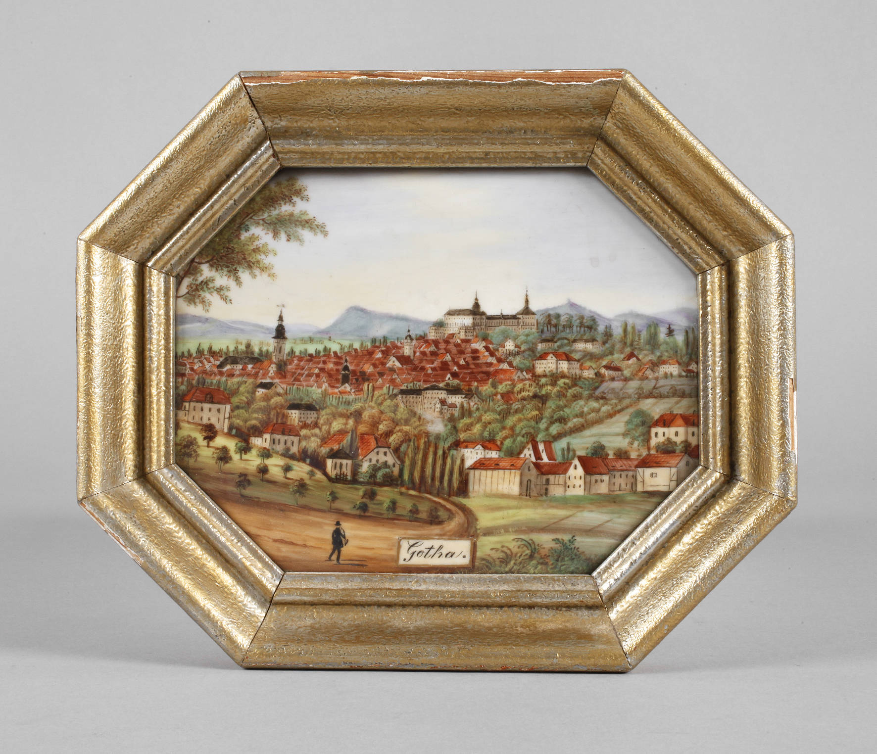 Porzellanbildplatte Gotha