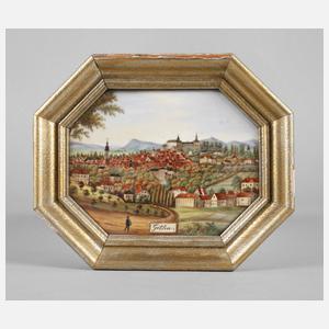 Porzellanbildplatte Gotha