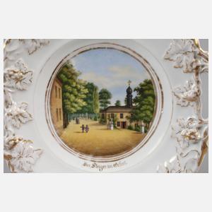 Ansichtenteller ”Der Steiger bei Erfurt”