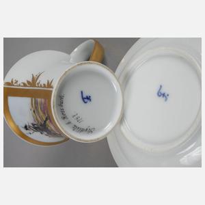 Fürstenberg Tasse ”Seydlitz b. Rossbach”