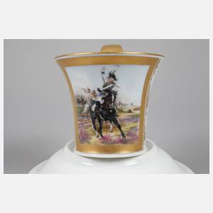 Fürstenberg Tasse ”Seydlitz b. Rossbach”