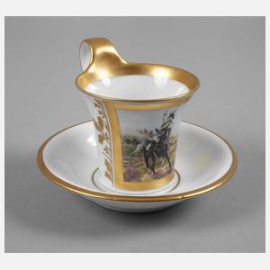 Fürstenberg Tasse ”Seydlitz b. Rossbach”