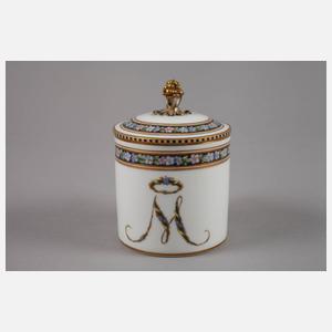 Meissen klassizistische Deckeltasse
