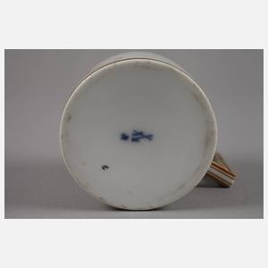Meissen klassizistische Deckeltasse