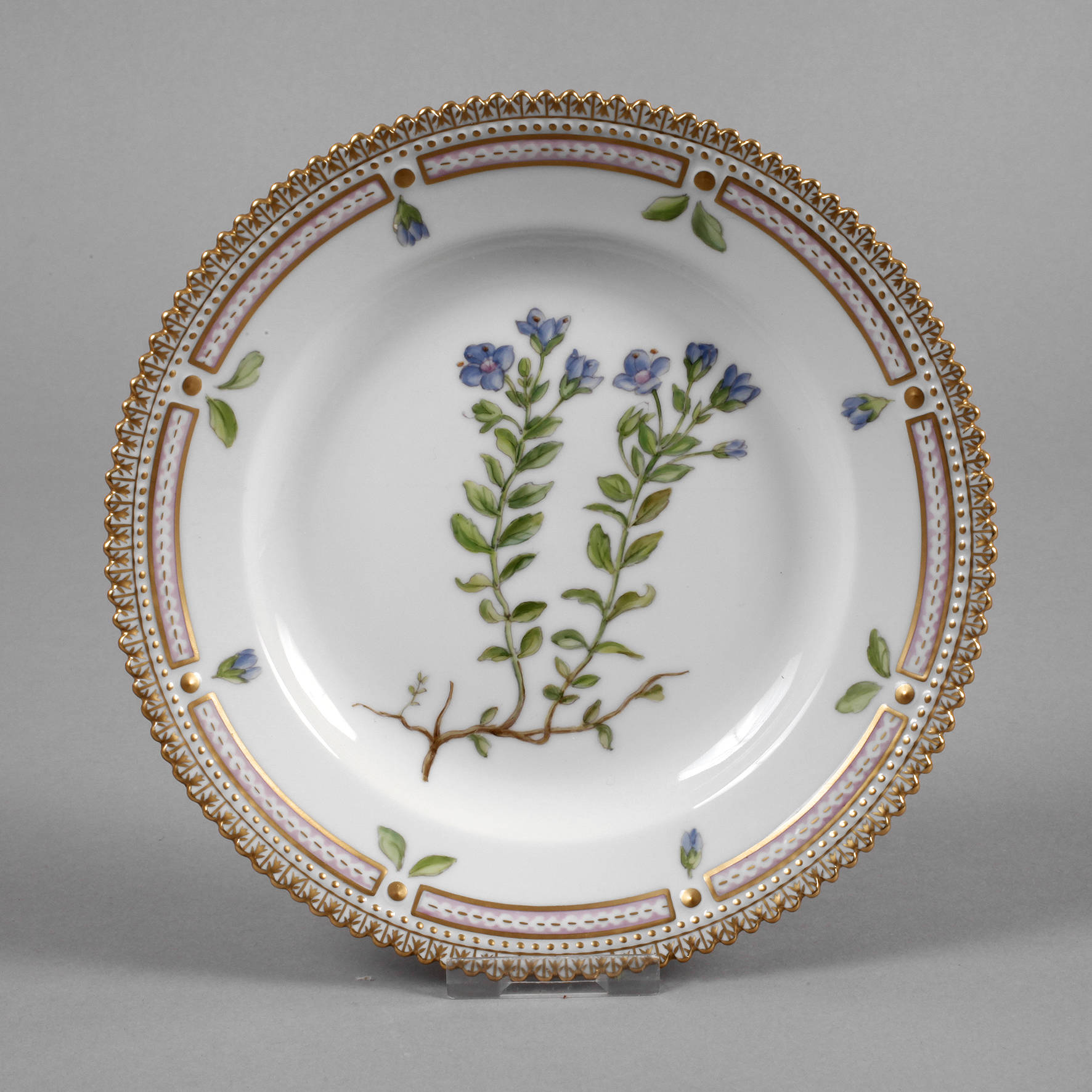 Copenhagen Dessertteller ”Flora Danica”