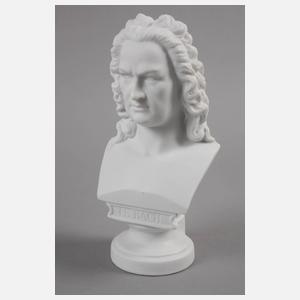 Drei Büsten Biskuitporzellan