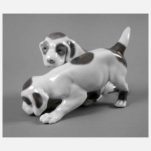 Heubach Paar Hundewelpen