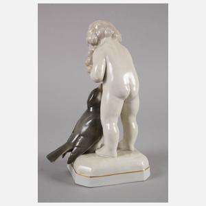 Heubach Putto mit Singvogel