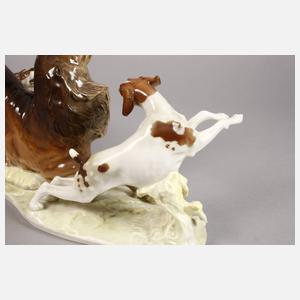 Hutschenreuther große jagdliche Gruppe