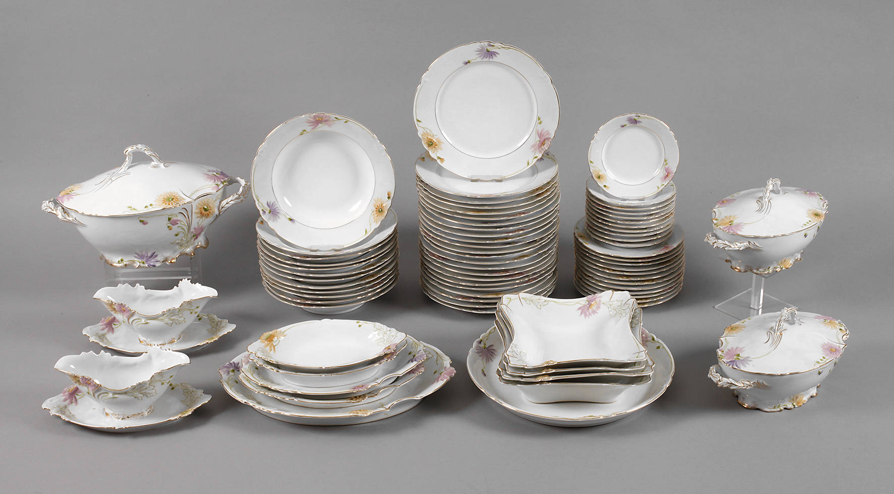 Hutschenreuther großes Jugendstil Speiseservice