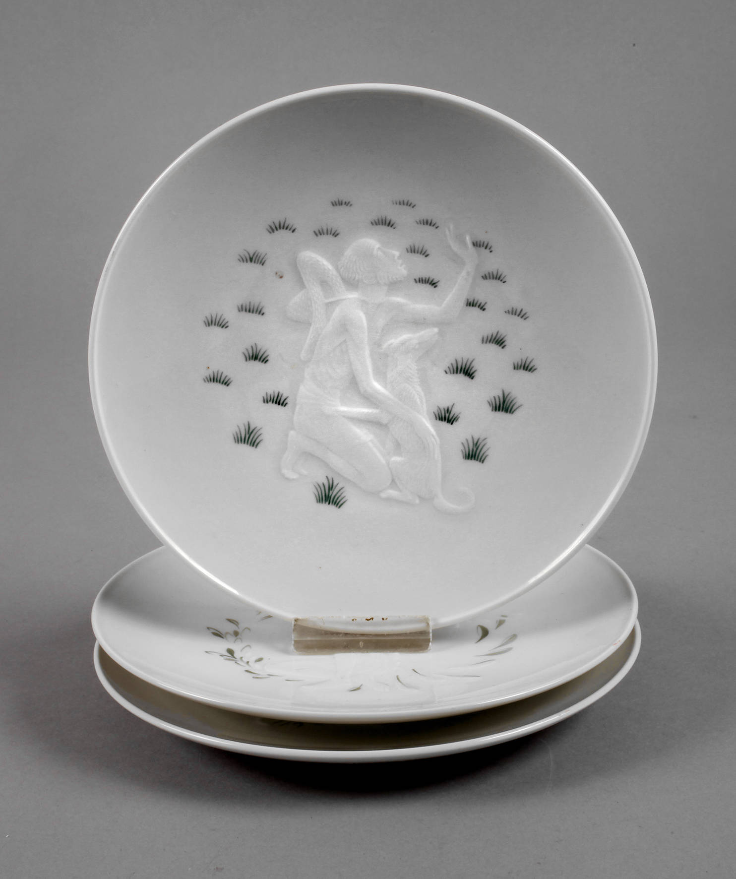 KPM Berlin drei Weihnachtsteller