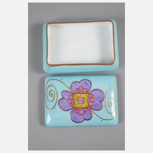 Limoges Deckeldose Soizick De La Bruguiere