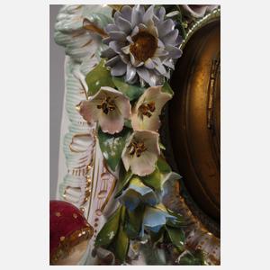 Meissen große figürliche Tischuhr