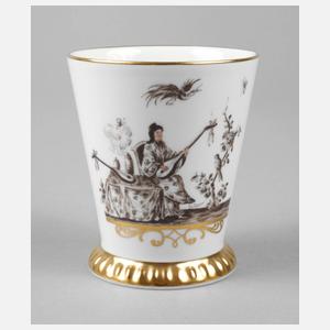 Meissen Jubiläumsbecher ”Chinoiserien nach Höroldt”
