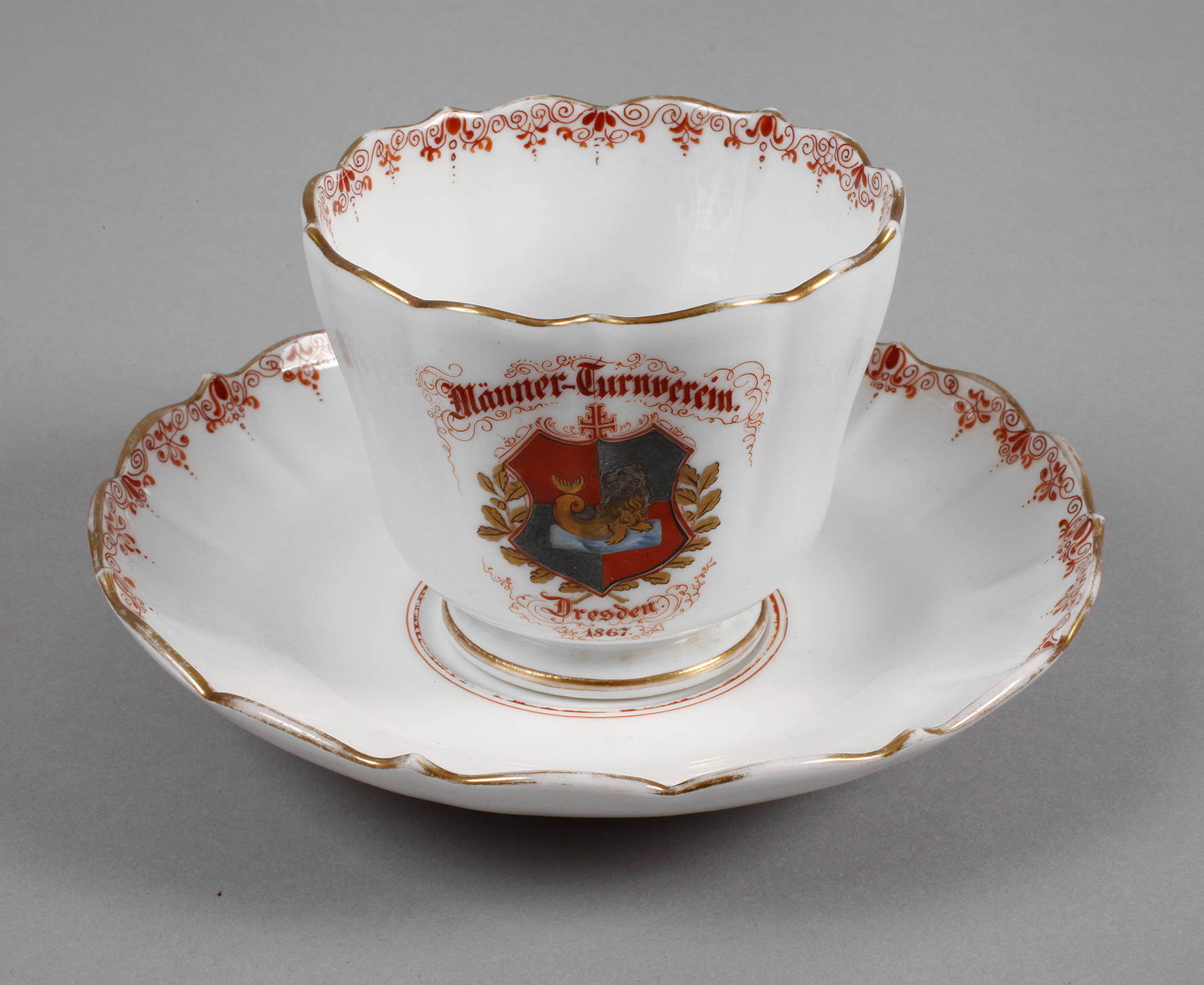 Meissen Tasse Männer-Turnverein