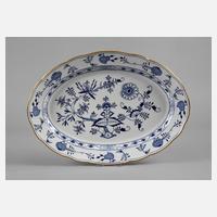 Meissen große Fleischvorlegeplatte Zwiebelmuster111