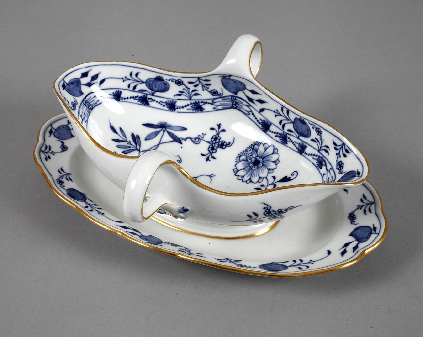 Meissen Sauciere Zwiebelmuster