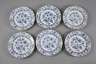 Meissen sechs Abendbrotteller Zwiebelmuster