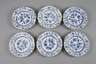 Meissen sechs Dessertteller Zwiebelmuster