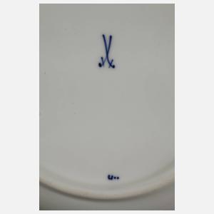 Meissen sechs Suppenteller Zwiebelmuster