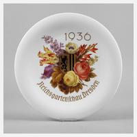 Meissen großer Wandteller ”Reichsgartenschau Dresden”111