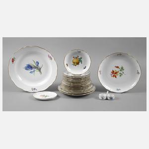 Meissen Konvolut Teller ”Blume 1”