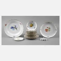 Meissen Konvolut Teller ”Blume 1”111