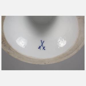 Meissen Vase plastische Blütenranken