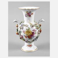 Meissen Vase plastische Blütenranken111