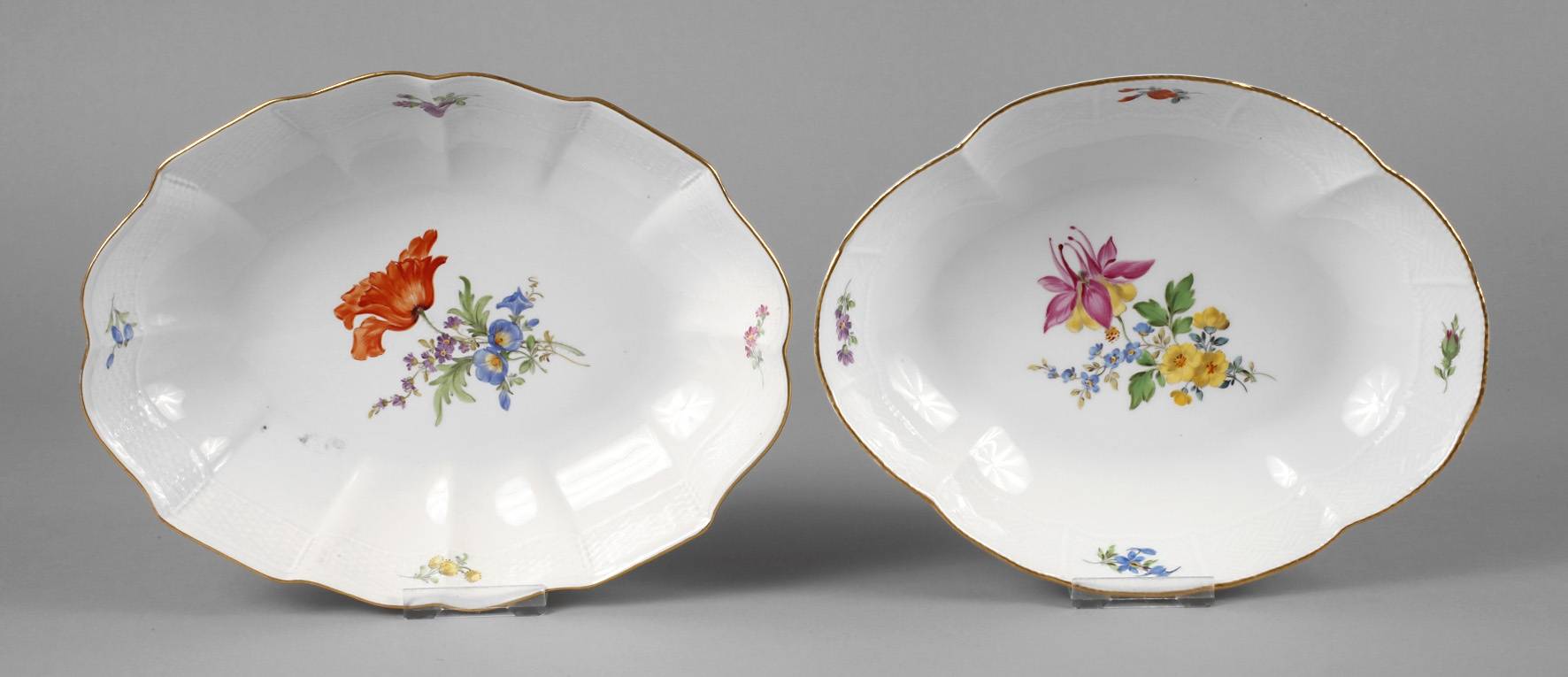 Meissen zwei Schalen ”Blume 3”