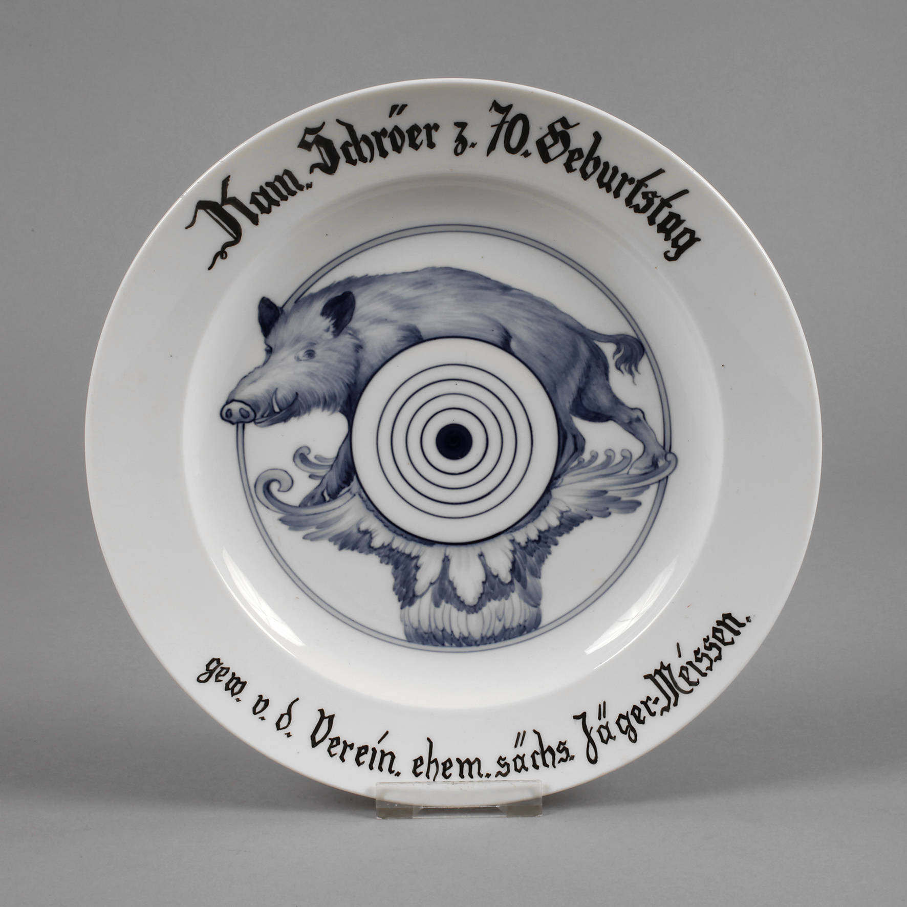 Meissen Schützenteller
